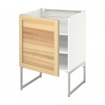 МЕТОД Напольный шкаф с полками - белый, Торхэмн естественный ясень, 60x60x60 см МЕТОД Напольный шкаф с полками - белый, Торхэмн естественный ясень, 60x60x60 см