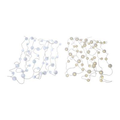 СТРОЛА Гирлянда, 40 снежков, д/улц