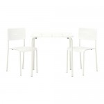VÄDDÖ стол+2стула,д/сада белый VÄDDÖ стол+2стула,д/сада белый