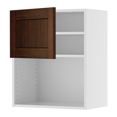 ФАКТУМ Навесной шкаф для СВЧ-печи - Роккхаммар коричневый, 60x70 см