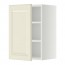 METOD шкаф навесной с полкой белый/Будбин белый с оттенком 40x38.9x60 cm