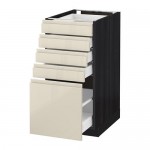 METOD/MAXIMERA напольный шкаф с 5 ящиками оцинковка