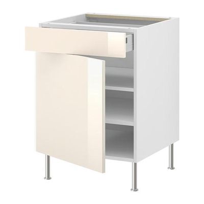 ФАКТУМ Напольн шкаф с полкой/ящиком/дверью - Абстракт кремовый, 40 см ФАКТУМ Напольн шкаф с полкой/ящиком/дверью - Абстракт кремовый, 40 см