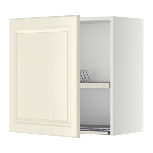 МЕТОД Шкаф навесной с сушкой - белый, Будбин белый с оттенком, 60x60 см
