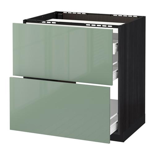 METOD/FÖRVARA напольн шкаф/2 фронт пнл/3 ящика