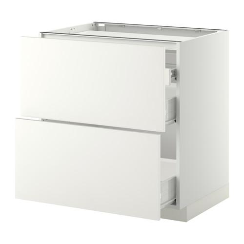 МЕТОД / ФОРВАРА Напольн шкаф/2 фронт пнл/3 ящика - белый, Хэггеби белый, 80x60 см МЕТОД / ФОРВАРА Напольн шкаф/2 фронт пнл/3 ящика - белый, Хэггеби белый, 80x60 см
