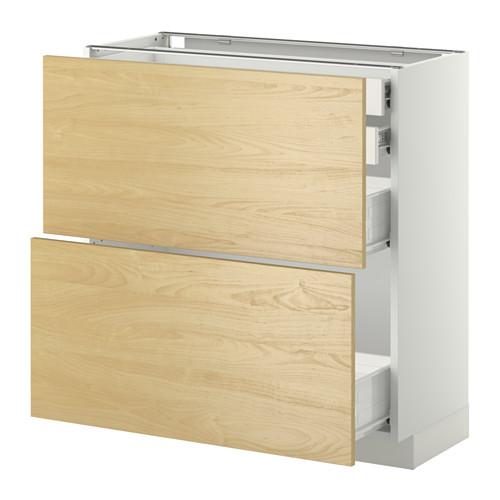 МЕТОД / ФОРВАРА Нплн шк 2фрнт/2низк/2 выс/2срдн ящ - белый, Тингсрид под березу, 80x37 см МЕТОД / ФОРВАРА Нплн шк 2фрнт/2низк/2 выс/2срдн ящ - белый, Тингсрид под березу, 80x37 см