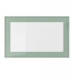 ГЛАССВИК Стеклянная дверь - светлый серо-зеленый/прозрачное стекло