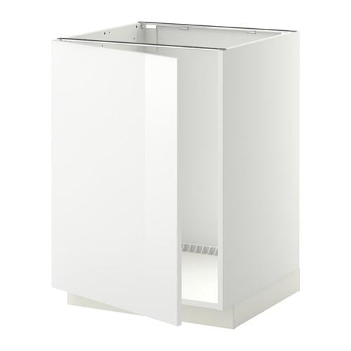 METOD напольный шкаф для раковины белый/Рингульт белый 60x61.8x88 cm