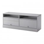 ХАВСТА Тумба под ТВ, с цоколем - серый