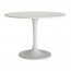 DOCKSTA/JANINGE стол и 4 стула белый/белый 105 см