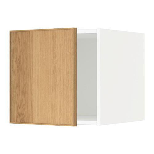 МЕТОД Верхний шкаф - белый, Экестад дуб МЕТОД Верхний шкаф - белый, Экестад дуб
