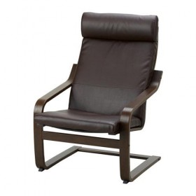ПОЭНГ Подушка-сиденье на кресло - Кимстад темно-коричневый
