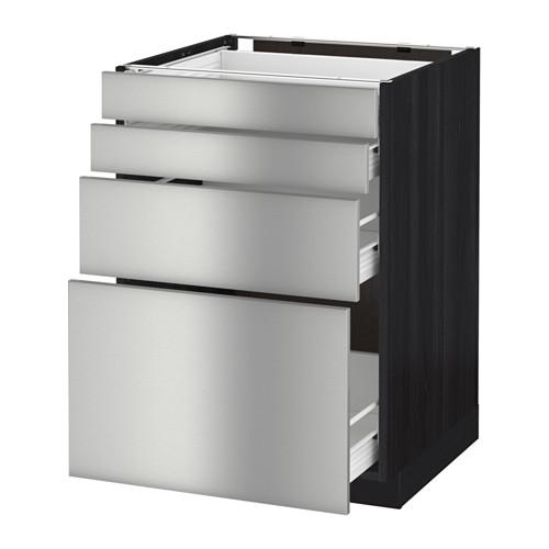 METOD/FÖRVARA напольн шкаф 4 фронт панели/4 ящика