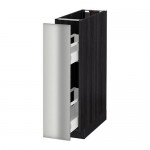 МЕТОД Напол шкаф/выдв внутр элем - под дерево черный, Гревста нержавеющ сталь МЕТОД Напол шкаф/выдв внутр элем - под дерево черный, Гревста нержавеющ сталь