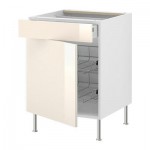 ФАКТУМ Напольн шкаф с пров корз/ящ/дверью - Абстракт кремовый, 60 см ФАКТУМ Напольн шкаф с пров корз/ящ/дверью - Абстракт кремовый, 60 см