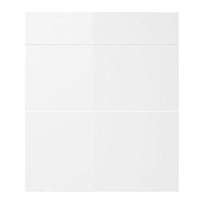 АБСТРАКТ Фронтальная панель ящика,3 штуки - белый/глянцевый, 80x70 см
