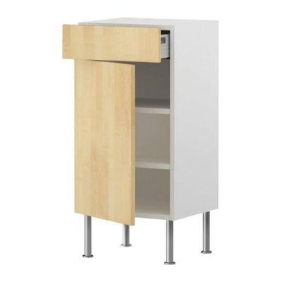 ФАКТУМ Напольн шкаф с полкой/ящиком/дверью - Нексус березовый шпон, 60x37 см ФАКТУМ Напольн шкаф с полкой/ящиком/дверью - Нексус березовый шпон, 60x37 см