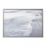 БЬЁРКСТА Картина с рамой - цвет алюминия