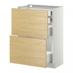 МЕТОД / ФОРВАРА Нплн шк 2фрнт/2низк/2 выс/2срдн ящ - белый, Тингсрид под березу, 60x37 см МЕТОД / ФОРВАРА Нплн шк 2фрнт/2низк/2 выс/2срдн ящ - белый, Тингсрид под березу, 60x37 см