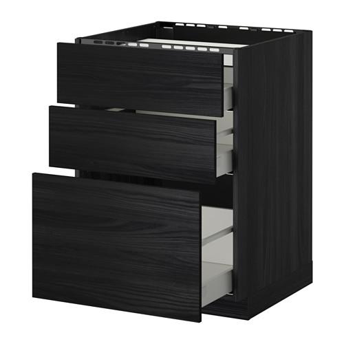 METOD/MAXIMERA напольн шкаф/3фронт пнл/3ящика