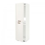 МЕТОД Высок шкаф д холодильн/мороз - 60x60x200 см, Мэрста белый, белый МЕТОД Высок шкаф д холодильн/мороз - 60x60x200 см, Мэрста белый, белый