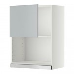МЕТОД Навесной шкаф для СВЧ-печи - 60x80 см, Веддинге серый, белый