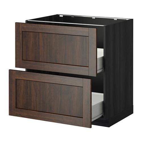 МЕТОД / ФОРВАРА Наполн шк 2 фрнт/2 средн ящ - под дерево черный, Эдсерум под дерево коричневый, 80x60 см МЕТОД / ФОРВАРА Наполн шк 2 фрнт/2 средн ящ - под дерево черный, Эдсерум под дерево коричневый, 80x60 см