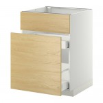 МЕТОД / МАКСИМЕРА Нап шк п/мойку/сорт мус/1дврц/2ящ - Тингсрид под березу, белый МЕТОД / МАКСИМЕРА Нап шк п/мойку/сорт мус/1дврц/2ящ - Тингсрид под березу, белый