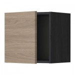 МЕТОД Шкаф навесной - 40x40 см, Брокхульт под грецкий орех светло-серый, под дерево черный