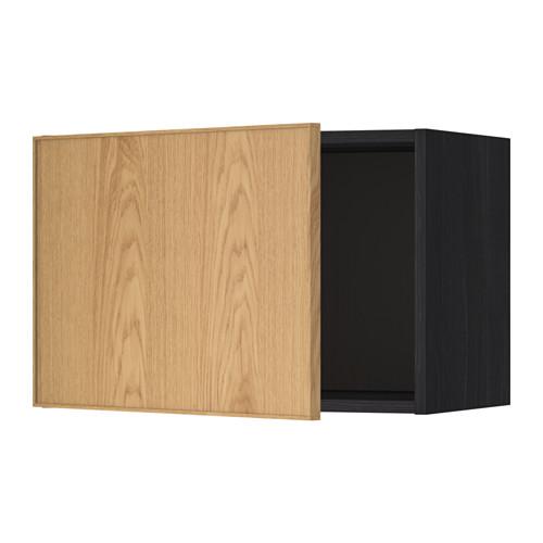 МЕТОД Шкаф навесной - под дерево черный, Экестад дуб, 60x40 см МЕТОД Шкаф навесной - под дерево черный, Экестад дуб, 60x40 см