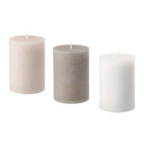 LUGGA формовая свеча, ароматическая Нежная ваниль/бежевый LUGGA формовая свеча, ароматическая Нежная ваниль/бежевый