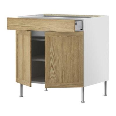 ФАКТУМ Напол шкаф/полки/ящик/2двери - Тидахольм дуб, 80 см ФАКТУМ Напол шкаф/полки/ящик/2двери - Тидахольм дуб, 80 см