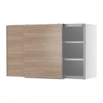 ФАКТУМ Навесной шкаф с рздвжн дверц - Софилунд светло-серый, 120x70 см