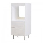 ФАКТУМ Высок шкаф д духовки+2 ящика - Стот белый с оттенком ФАКТУМ Высок шкаф д духовки+2 ящика - Стот белый с оттенком