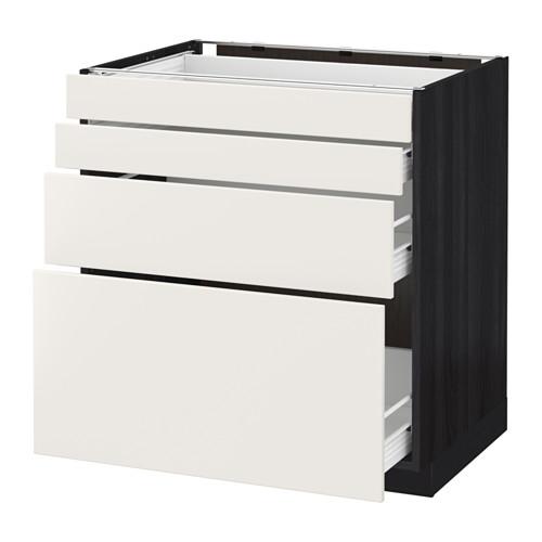 METOD/FÖRVARA напольн шкаф 4 фронт панели/4 ящика