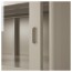 ИДОСЕН Шкаф+раздвижные стеклянные дверцы