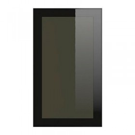РУБРИК Стеклянная дверь - дымчатое стекло/черный, 30x92 см