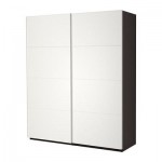 ПАКС Гардероб с раздвижными дверьми - черно-коричневый, 200x66x236 см ПАКС Гардероб с раздвижными дверьми - черно-коричневый, 200x66x236 см