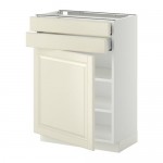 METOD/MAXIMERA напольный шкаф с дверцей/2 ящиками оцинковка