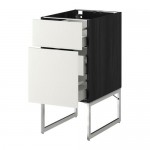 МЕТОД / МАКСИМЕРА Наполн шк 2 фрнт/3 средн ящ - под дерево черный, Хэггеби белый, 40x60x60 см МЕТОД / МАКСИМЕРА Наполн шк 2 фрнт/3 средн ящ - под дерево черный, Хэггеби белый, 40x60x60 см