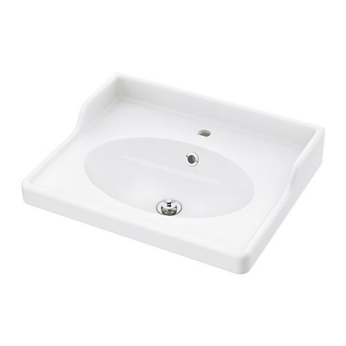 RÄTTVIKEN одинарная раковина белый 62x49 cm