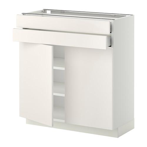 METOD/MAXIMERA напольный шкаф/2дверцы/2ящика оцинковка