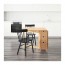 NORDEN/NORRARYD стол и 2 стула береза/черный 89 см