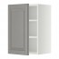 METOD шкаф навесной с полкой белый/Будбин серый 40x38.9x60 cm