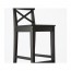 INGOLF стул барный коричнево-чёрный 40x45x102 cm