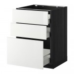 METOD напольн шкаф 3фрнт пнл/2низк/1ср ящ METOD напольн шкаф 3фрнт пнл/2низк/1ср ящ