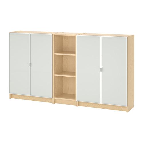 BILLY/MORLIDEN стеллаж березовый шпон 200x30x106 cm