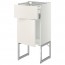 МЕТОД / МАКСИМЕРА Напольный шкаф с ящиком/дверью - белый, Веддинге белый, 40x37x60 см