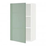 МЕТОД Шкаф навесной с полкой - белый, Калларп глянцевый светло-зеленый, 60x100 см МЕТОД Шкаф навесной с полкой - белый, Калларп глянцевый светло-зеленый, 60x100 см